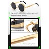 GQueen MTS2 Steampunk Retro Round Polarised Sunglasses - m