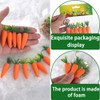 KUMSODE Pack of 12 Simulation Carrots Artificial Vegetables Home &