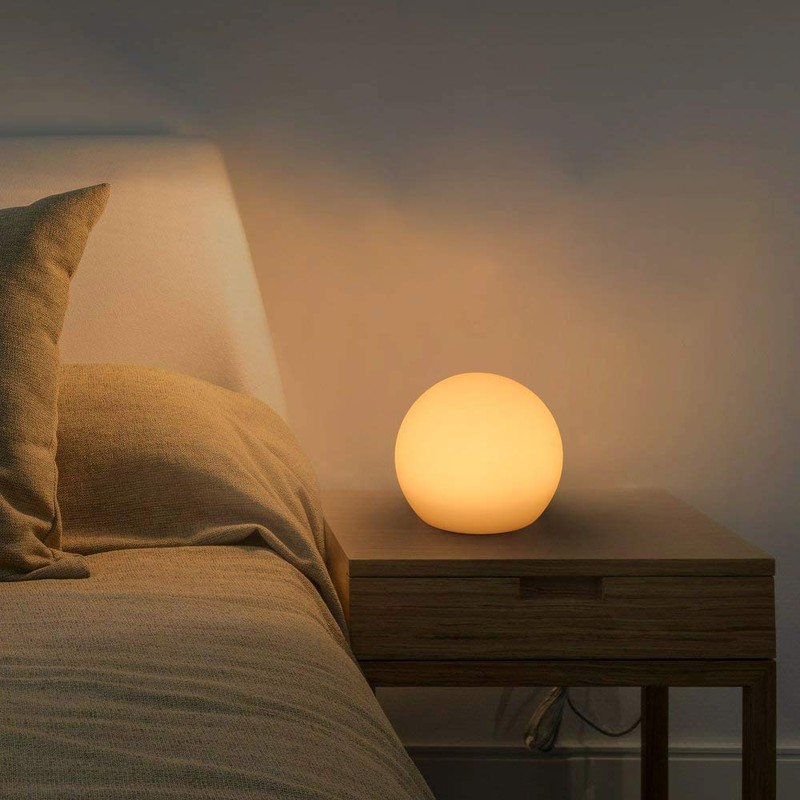 MR.GO 15 cm Light Ball LED Ball Lamp, Charger Bedside