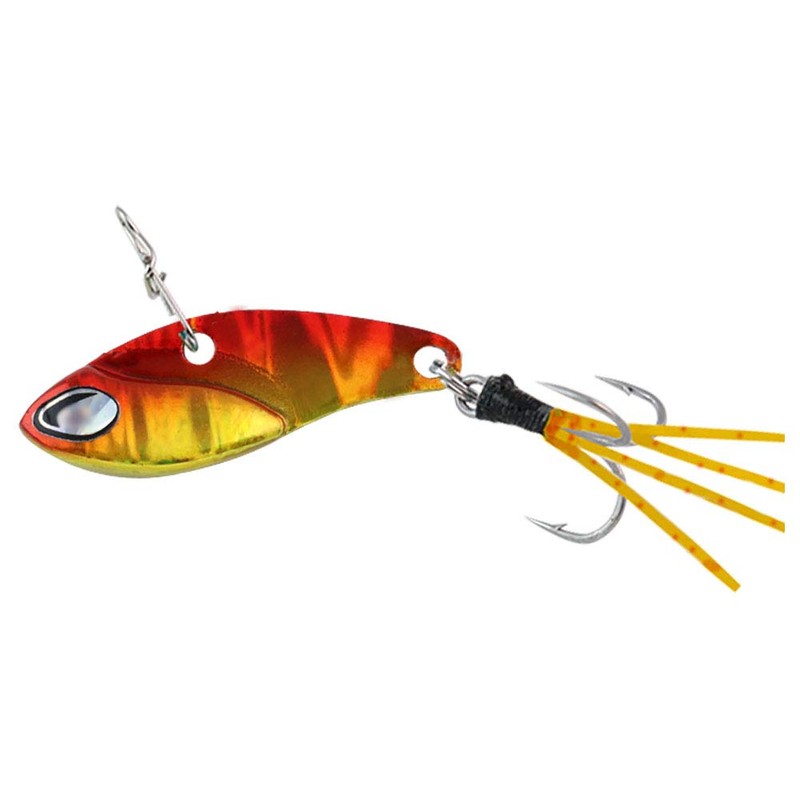 JACKALL Nano Vibe Lure, 0.08 oz (2.0 g), HL Red