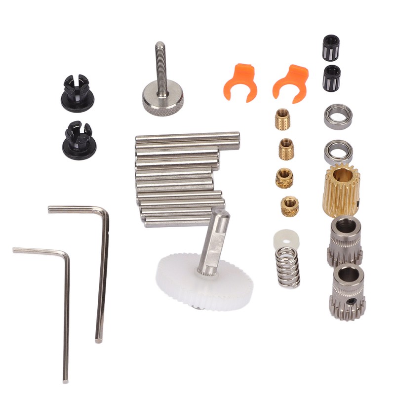 Double Pulley Extruder Kit Double Concave Gear Design Stable Feed