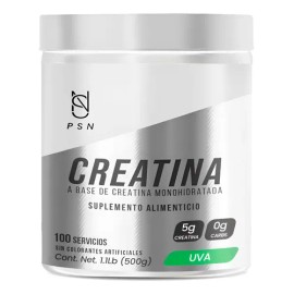Creatina Monohidratada En Polvo Psn 500g 100 Servicios                                                                                                