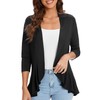 Urban CoCo Women's Casual Lightweight Open Front Cardigan Soft Draped