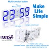 EAAGD Digital Alarm Clock, 3D LED Electronic Clocks, Snooze Model,