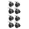 WAGNER 02072488 Furniture Castors / Double Castors Set of 8