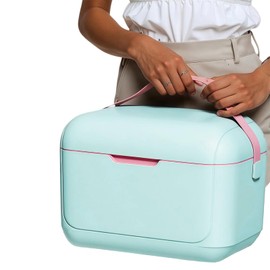 Featherlight Small Hard- Sided Chiller，Shatterproof Insulated Travel Companion & Lunch Box - Your Stylish Personal Cooler