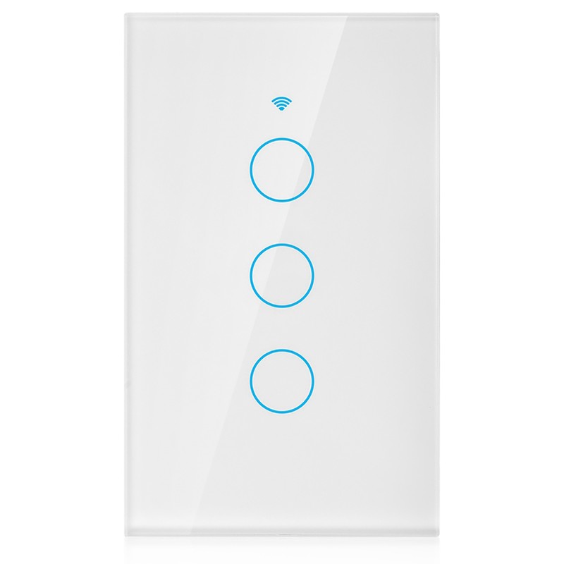 WiFi Touch Screen Switch Single Circle for Alexa for Google