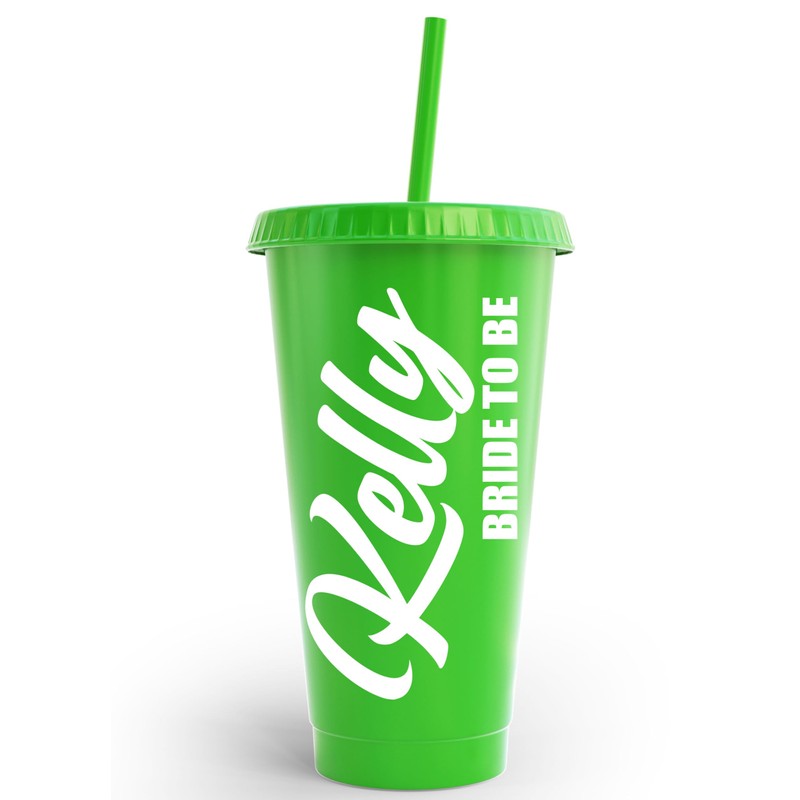 Generic Bride Party Wedding Tumbler Cup 24oz Plastic Cold Cup