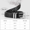 JASGOOD Men's Braided Leather Belt, Braided Woven Belt for Men