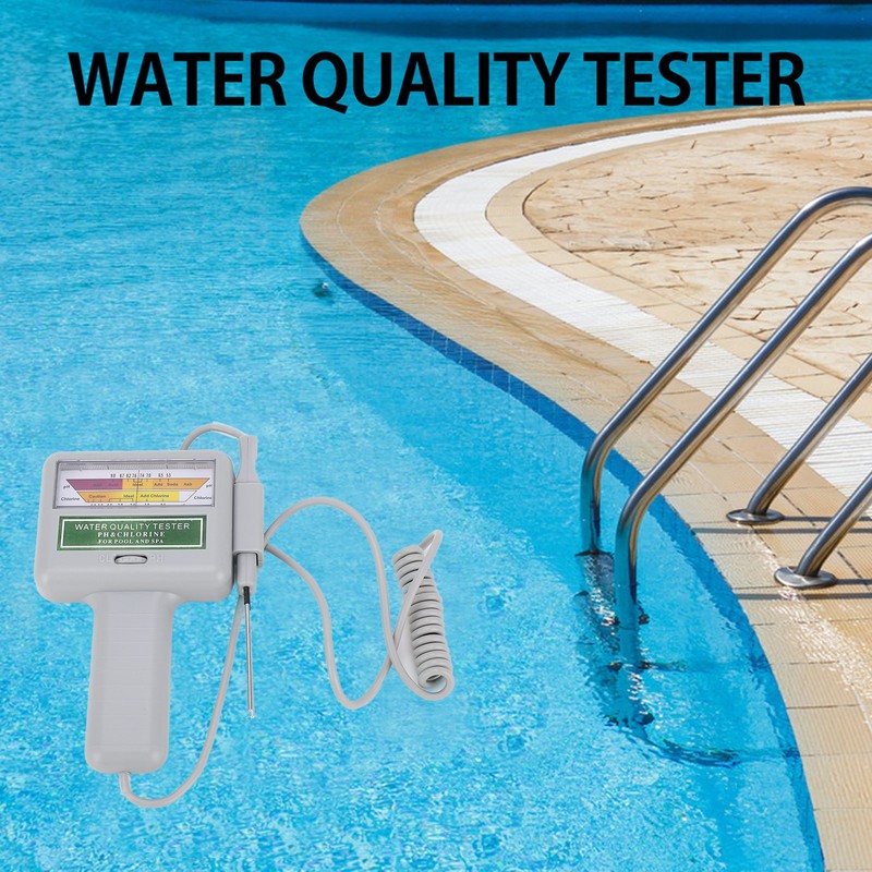 Portable PH Tester Chlorine Meter Swimming Pool Spa Water Quality