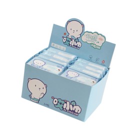 Fenteer 24Pcs Wet Wipes Portable Wet Tissue Flushable Face Cleaning Wipes Travel Wipes Hand and Face Wipes for Adults Home Daily Use