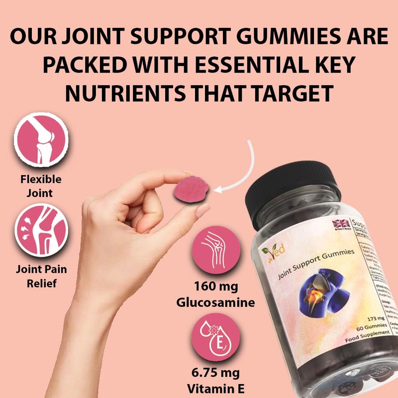 Ved Joint Support Supplement Gummies Extra Strong Glucosamine Gummies for
