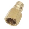MENSI Propane Brass Quick Connect Fitting Adapter Female Plug x