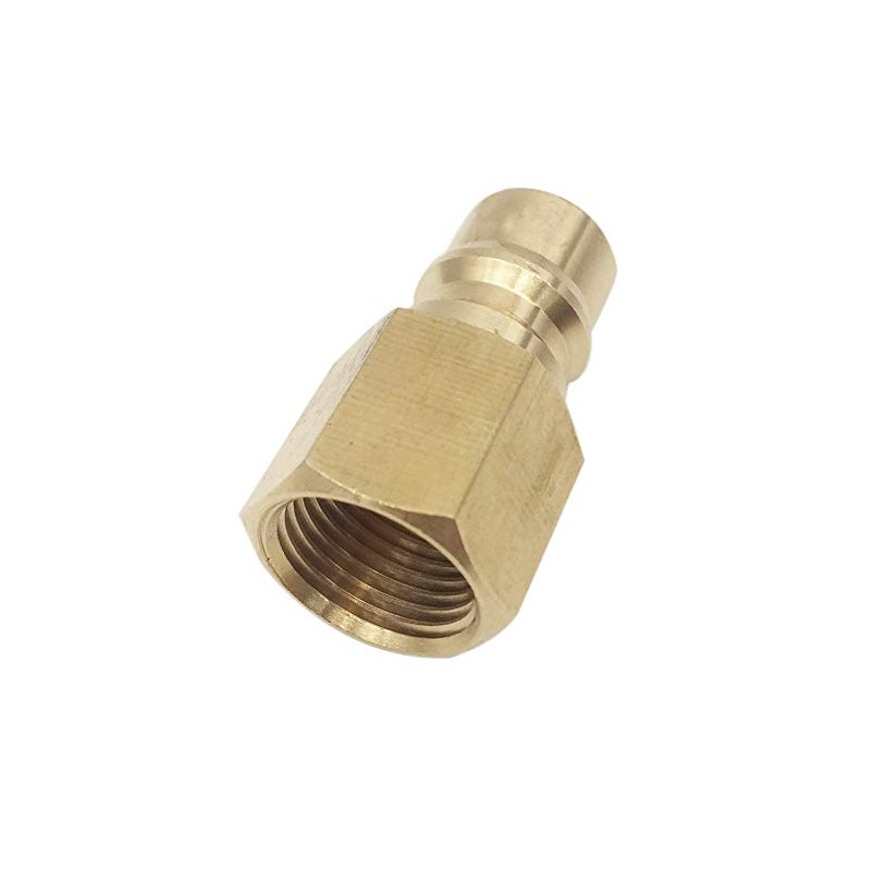 MENSI Propane Brass Quick Connect Fitting Adapter Female Plug x