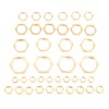 40pcs Brass Hex Lock Nuts G1/8 G1/4 G3/8 G1/2 G3/4