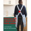 APRONNER Big Plus Size Aprons for Women with Pockets Cotton