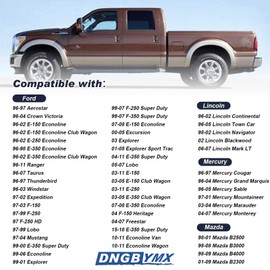 Ignition Switch Lock Cylinder Compatible with Ford 1996-2016 Lincoln 1996-2007 Mercury 1996-2007 Mazda 1998-2009 Replace OE# 924-724