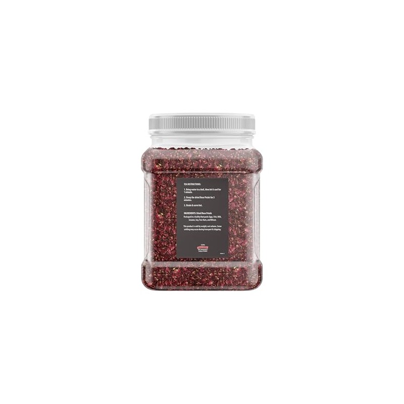 Birch & Meadow 4 Cups of Rose Petals, Edible, Teas,