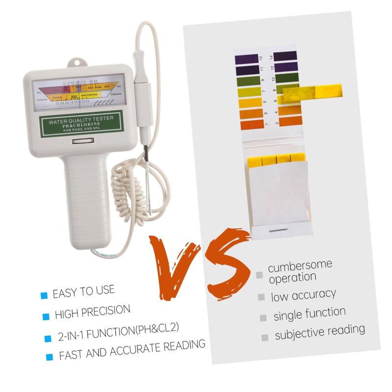 Sosoport Digital Pool Water Quality Tester Ph Chlorine Dioxide for