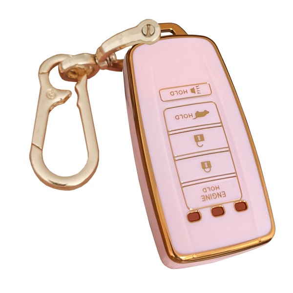 AIOEUOIA TPU for Acura Key Fob Cover with Keychain Keyless