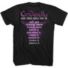 American Classics Cinderella Rock Band Night Songs Tour 2-Sided Adult