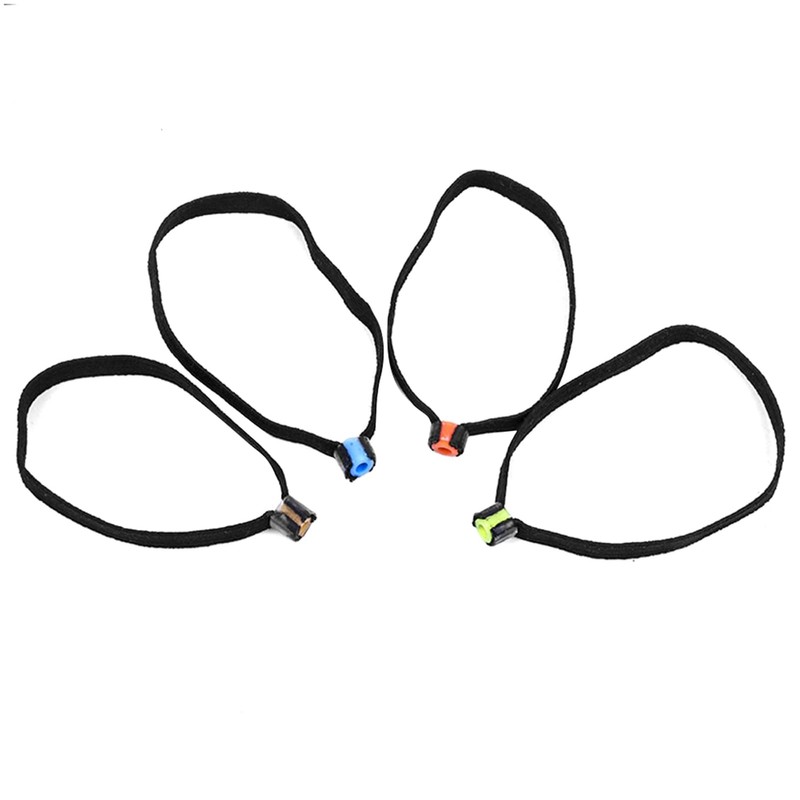 VBESTLIFE Fish Wire Loop Tackle, 4PCS Elastic Fabric Lightweight Fishing