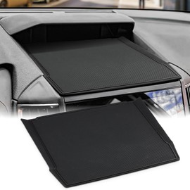 Auovo Subaru XV Impreza Forester sk 3D Display Front Mat Dashboard Mat Rubber Cup Interior Rubber Mat (Black)