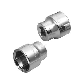 Auniwaig 3/8" Drive 13/16" 6-Point Impact Socket,Imperial Chrome Vanadium 2pcs