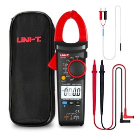 UNI-T Clamp Meter UT213C AC DC Amp Meter Clamp Multimeter Tester 400A TRMS Auto Ranging 4000 Counts HVAC Voltmeter Frequency Ohmmeter Capacitor Tester Temperature Continuity Tester Diode