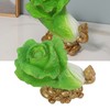 Lucky Cabbage Crafts Chinese Bai Cai Ornament Resin Feng Shui