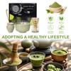 Matcha Tea Set, Matcha Whisk Set, Bamboo Matcha Spoon, Ceramic