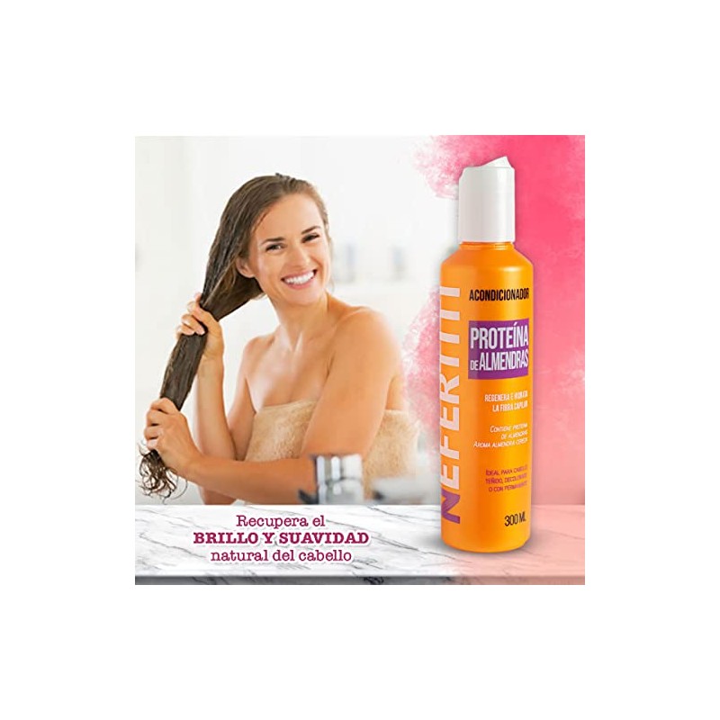 Nefertiti Acondicionador Proteína De Almendras 300 ML