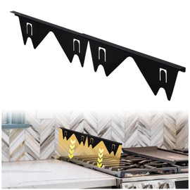 Retractable Stove Gap Fillers,Stove Gap Covers Stainless Steel Stove Counter Gap Cover Heat Resistant,Stove Side Gap Covers Reusable Retractable Length 13.8 to 27.5in for Kitchens Stoves