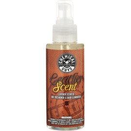 Chemical Guys AIR_102_04 Leather Scent Premium Air Freshener and Odor Elimina...