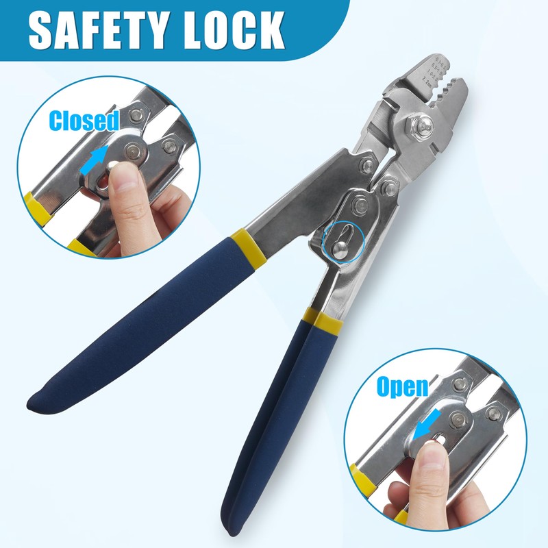 Fishing Crimping Tool Kit Stainless Steel Crimper Pliers + 590pcs