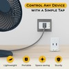 Touch & Glow - 2 Prong Outlet Switch - Single