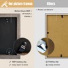 Golden State Art, 4x6 Double Picture Frame Vertical Hinged Photo