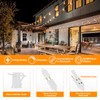 Achin Outdoor String Lights 100FT G40 Globe Patio Lights Outdoor