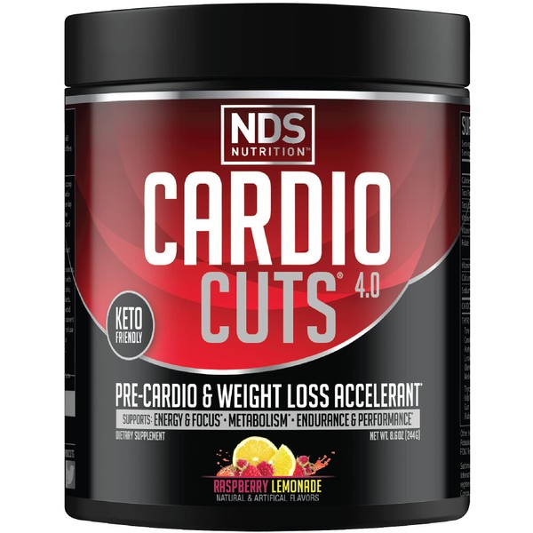 NDS Nutrition Cardio Cuts 4.0 - Raspberry Lemonade - 8.6 oz.