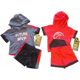 Athletic Works 2 Athletic Works DriWorks Shorts Sets Basketball & MVP 0-3Mths. NEW