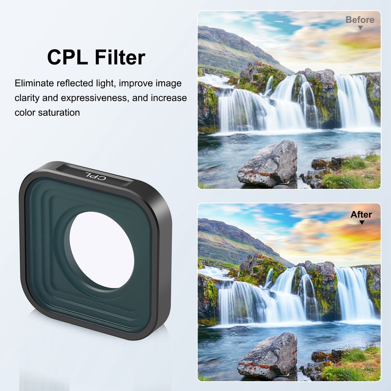 CPL Filter Optical Aluminum Alloy Frame Multi Coated CPL Filter