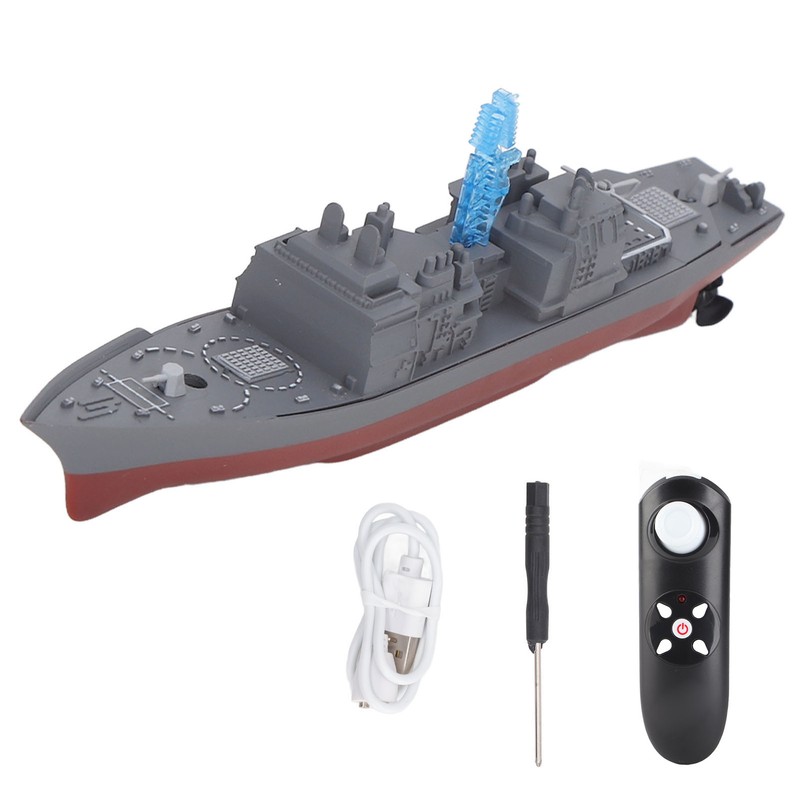 2.4GHz Remote Control Mini Boat Simulation Remote Control Warship Water