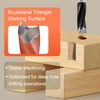 TANOMATE 8mm Diameter Carbide 3 Flute Drills Brad Point Boring
