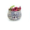 Fumaga Aurum Soapstone Incense Burner with Sieve Including Silver Plates,
