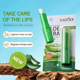 3Pcs Luxury Lip Balm Set - Aloe Vera, Honey,Day & Night Moisturizing. Long-lasting Hydration for Dry Lips, Nourishing Lip Mask. For Women & Men