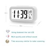 DTL Digital Alarm Clock LED Display with Temperature Big LCD