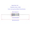 Aopin 100K Ohm Metal Oxide Film Resistors, ±5% Tolerance High