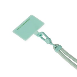 LEGAMI - Always Together, Smartohone Laynard Adjustable Neck Strap with Metal Hook, Secure Closure, Sticker, Milk & Mint, 70 cm