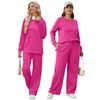 OFEEFAN Women's Two Piece Lounge Set Fall Fashion Travel Outfits