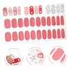 IWOWHERO Manicure 5 Sheets Gradient Nail Sticker Strips for Parties